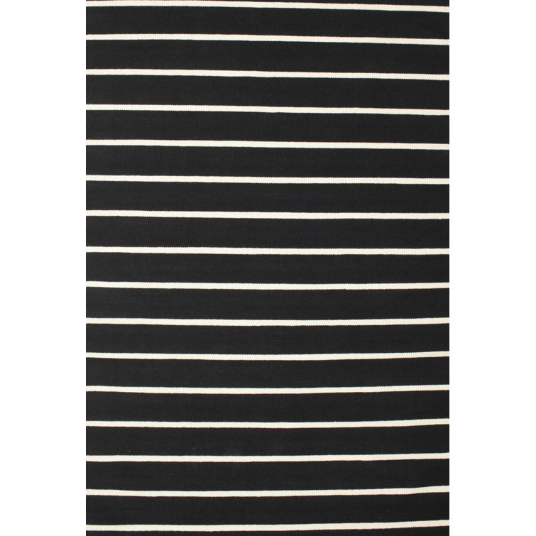 East Urban Home Contemporary Black/White Area Rug Wayfair